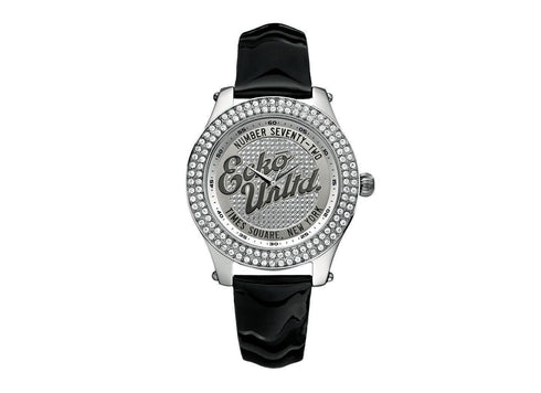 Orologio donna Marc Ecko E10038M1 cassa 39 mm cristalli brillanti argento e nero | Gioiellitosti.it