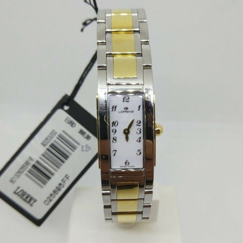 Orologio donna oro 18k e acciaio Lorenz 02569FF Swiss Made | Gioiellitosti.it