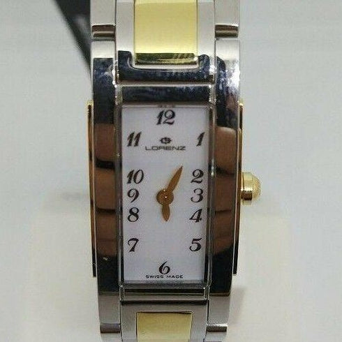 Orologio donna oro 18k e acciaio Lorenz 02569FF Swiss Made | Gioiellitosti.it