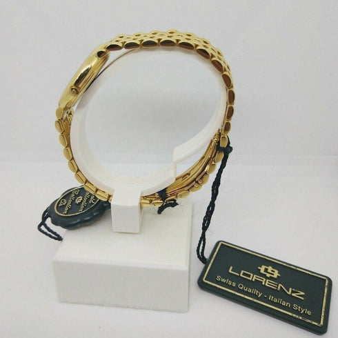 Orologio donna oro 18k bracciale Lorenz 323190AW Swiss Made | Gioiellitosti.it