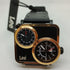 orologio doppio orario acciaio rose pelle nero Lee LEF-M116DRL1-17 | Gioiellitosti.it