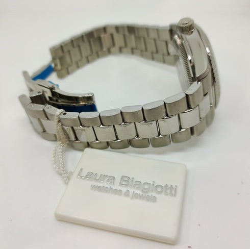 Orologio Laura biagiotti acciaio pietre viola | Gioiellitosti.it