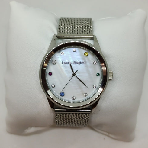 Orologio Laura Biagiotti donna acciaio pietre colorate G1042L-E | Gioiellitosti.it