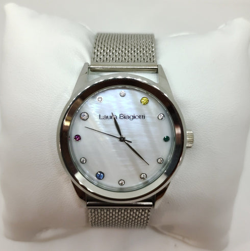 Orologio Laura Biagiotti donna acciaio pietre colorate G1042L-E | Gioiellitosti.it