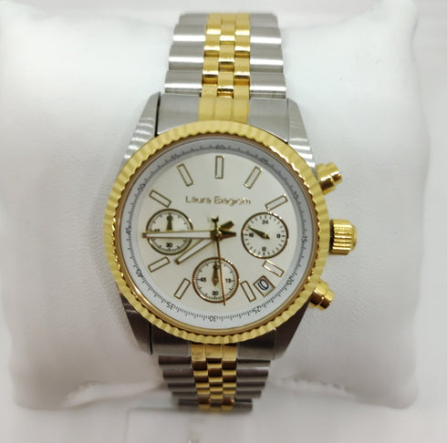 Orologio Laura Biagiotti Oro Acciaio cronografo G168G-B | Gioiellitosti.it