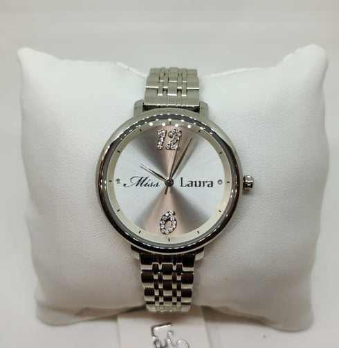 Orologio Laura Biagiotti quadrante silver bracciale acciaio MLWNOE333 | Gioiellitosti.it