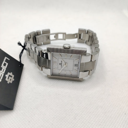Orologio quadrato Acciaio Lorenz 21715AU Swiss Made | Gioiellitosti.it