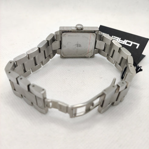 Orologio quadrato Acciaio Lorenz 21715AU Swiss Made | Gioiellitosti.it