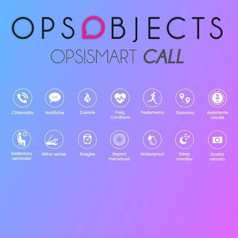 Orologio Smartwatch OPS!SMART Call 38mm | Gioiellitosti.it