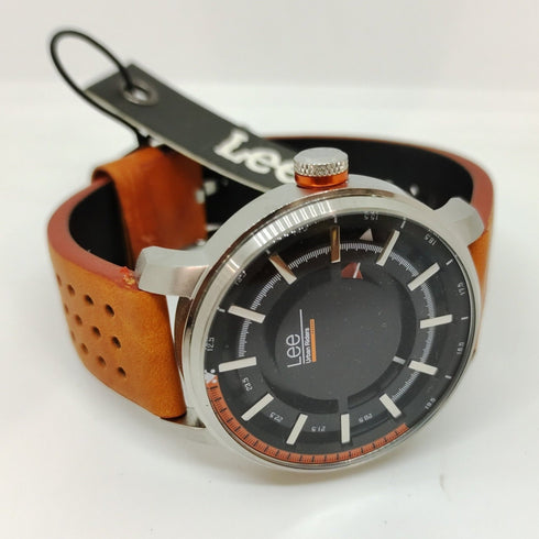 Orologio uomo acciaio cinturino pelle marrone Lee LES-M99DSL5-1S | Gioiellitosti.it