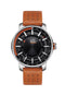 Orologio Lee LES-M99DSL5-1S Acciaio pelle marrone | Gioielli Tosti