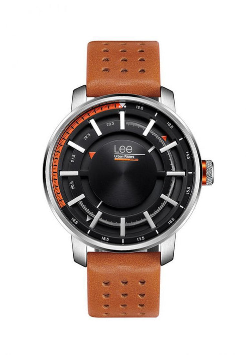 Orologio uomo acciaio cinturino pelle marrone Lee LES-M99DSL5-1S | Gioiellitosti.it