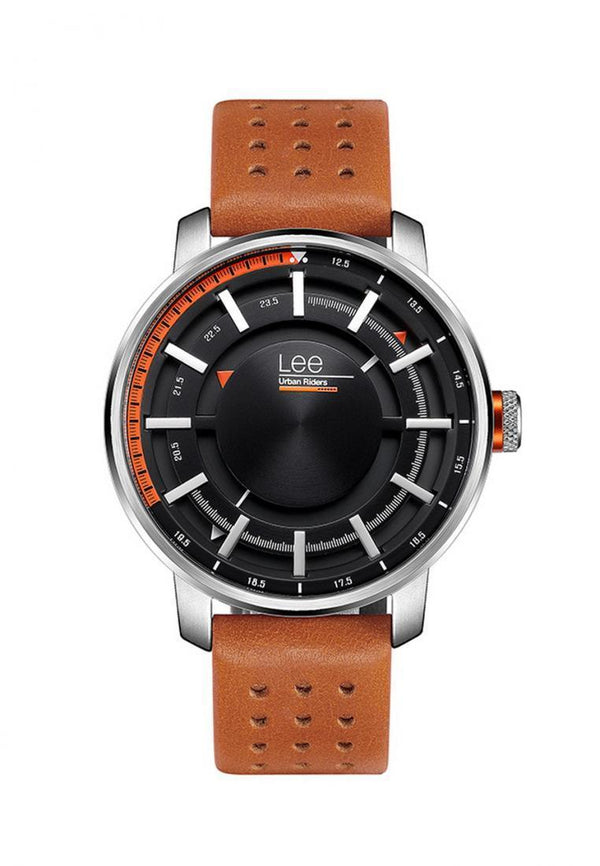 Orologio uomo acciaio cinturino pelle marrone Lee LES-M99DSL5-1S | Gioiellitosti.it
