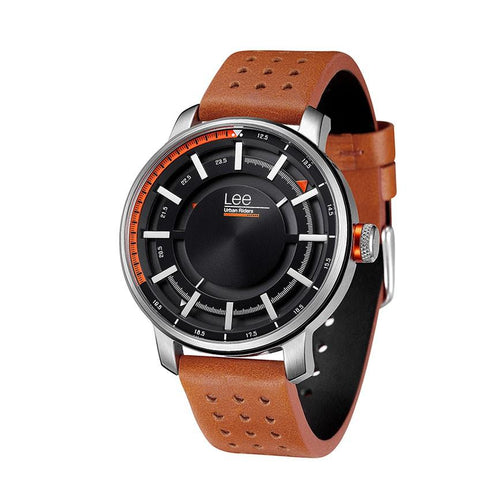 Orologio uomo acciaio cinturino pelle marrone Lee LES-M99DSL5-1S | Gioiellitosti.it