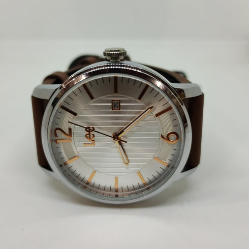 Orologio uomo acciaio pelle marrone Lee LEF-M09BSL5-7R | Gioiellitosti.it