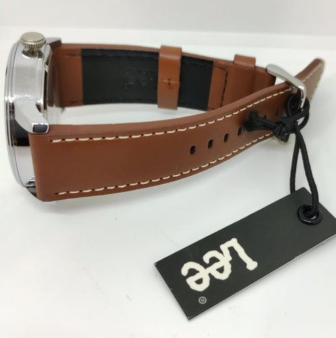 Orologio uomo acciaio pelle marrone Lee LEF-M09BSL5-7R | Gioiellitosti.it