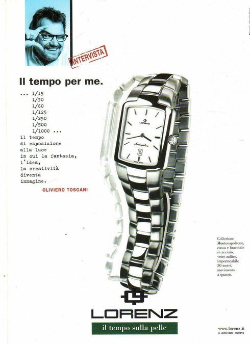 Orologio uomo acciaio piatto Lorenz 026087AA Swiss Made Montenapoleone | Gioiellitosti.it