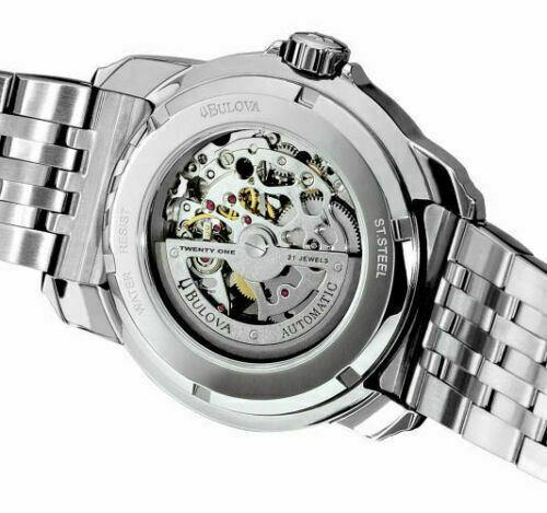Bulova 96A119 Automatico Skeleton Acciaio – Gioielli Tosti