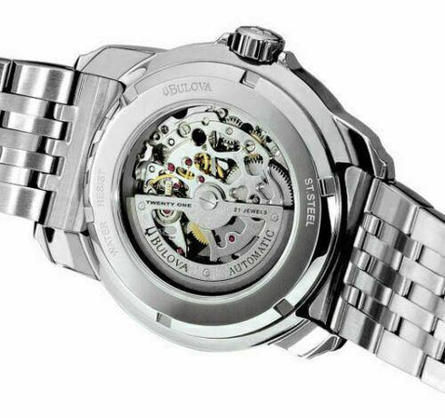 Orologio Uomo Automatico Bulova 96A119 Skeleton Acciaio | Gioiellitosti.it