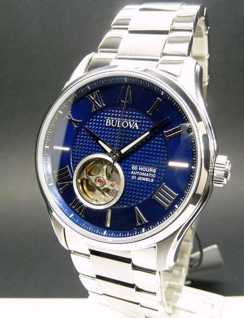 Orologio Uomo Automatico Bulova 96A218 Carica 60 Hours Skeleton Dial Acciaio | Gioiellitosti.it