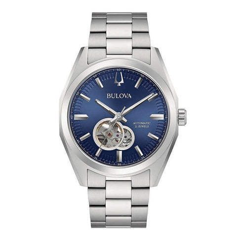 Orologio Uomo Automatico Bulova 96A275 Surveyor Acciaio blu | Gioiellitosti.it