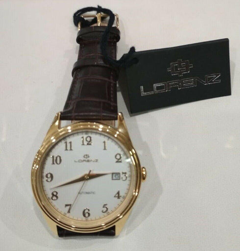 Orologio uomo automatico placcato oro Lorenz 027186AA | Gioiellitosti.it