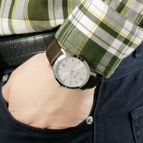Orologio Uomo Bulova 96B217 Dress acciaio pelle ultra slim | Gioiellitosti.it