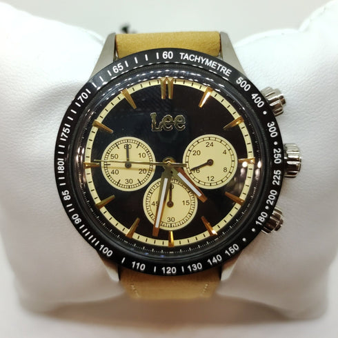 Orologio uomo cronografo accaio pelle Lee LES-M61DSL5-1G | Gioiellitosti.it