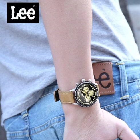 Orologio uomo cronografo accaio pelle Lee LES-M61DSL5-1G | Gioiellitosti.it