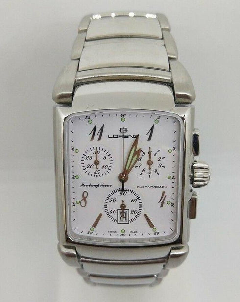 Orologio uomo cronografo Lorenz 025625AA Swiss Made Montenapoleone | Gioiellitosti.it