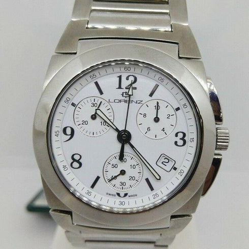 Orologio uomo cronografo Lorenz 024705AA Swiss Made WR 100M | Gioiellitosti.it