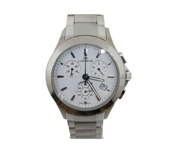 Orologio uomo cronografo subacqueo 100M Lorenz 024770BB Swiss Made | Gioiellitosti.it