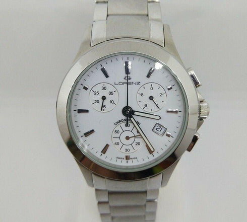 Orologio uomo cronografo subacqueo 100M Lorenz 024770BB Swiss Made | Gioiellitosti.it