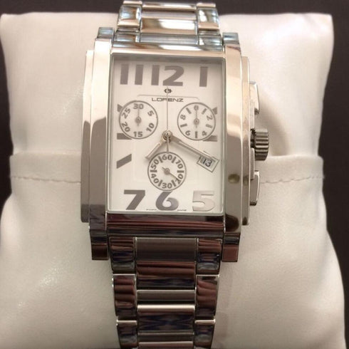 Orologio uomo cronografo acciaio Lorenz 024497AA Swiss Made | Gioiellitosti.it