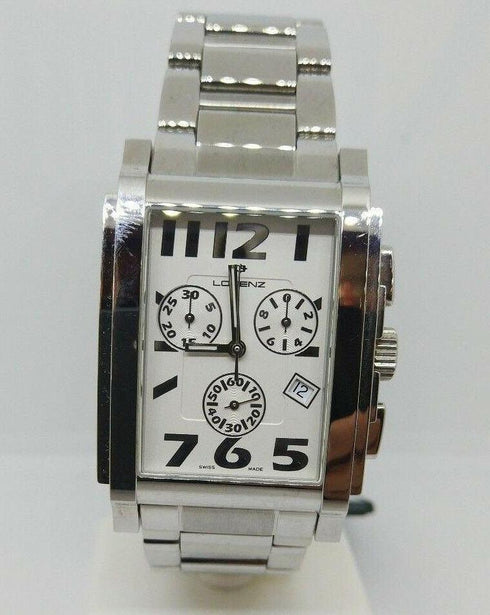 Orologio uomo cronografo acciaio Lorenz 024497AA Swiss Made | Gioiellitosti.it