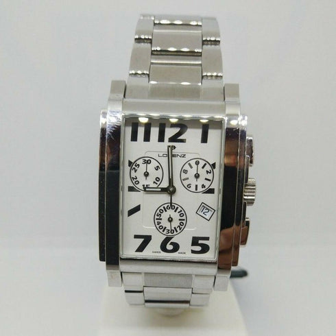 Orologio uomo cronografo acciaio Lorenz 024497AA Swiss Made | Gioiellitosti.it