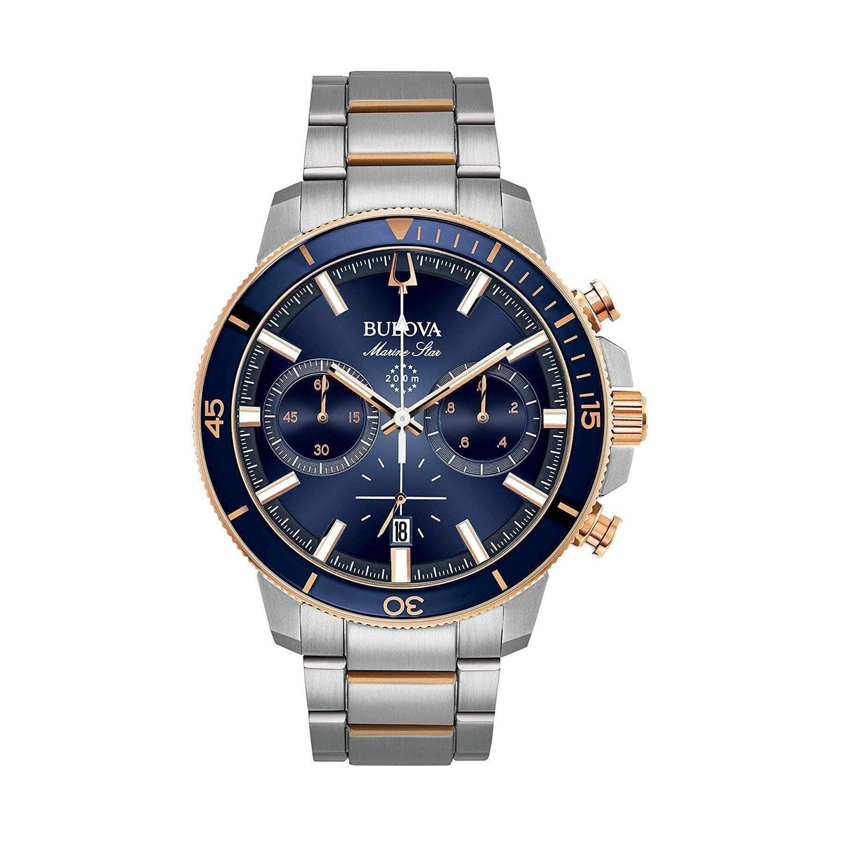 Bulova 98B301 Marine Star Crono 200M Big dial – Gioielli Tosti