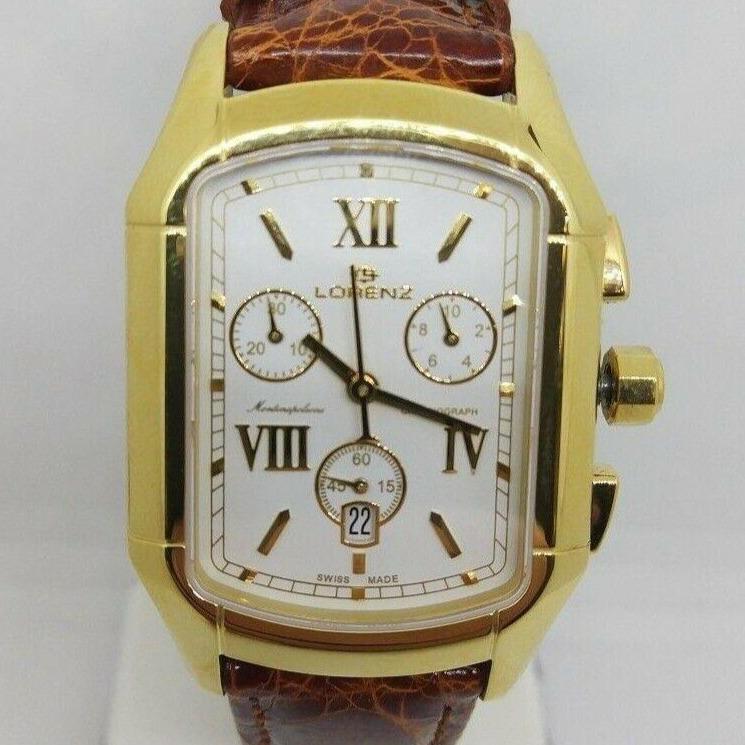 Lorenz Orologio Unisex Montenapoleone Modello 025625BB, Design Charm E Raffinato, Cinturino In Pelle, Movimento Al Quarzo - 4