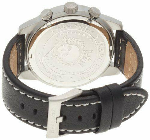 Orologio uomo cronografo Marc Ecko E14539G1 grande cassa 47mm acciaio pelle nero | Gioiellitosti.it