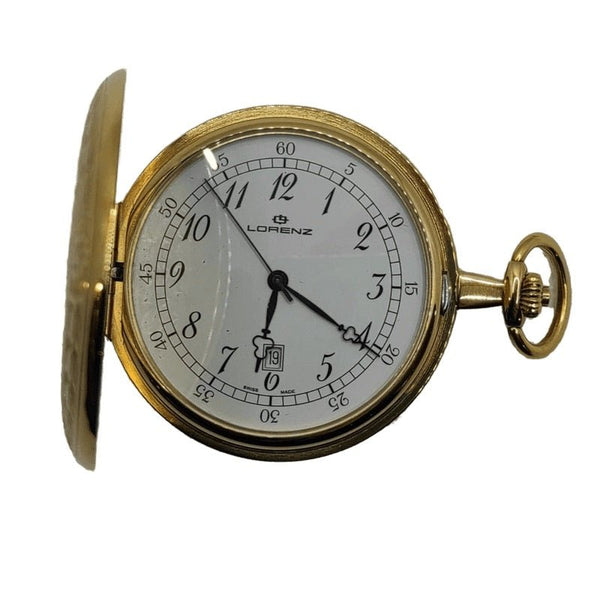 Orologio uomo da tasca placcato oro Lorenz 014141AR Swiss Made | Gioiellitosti.it