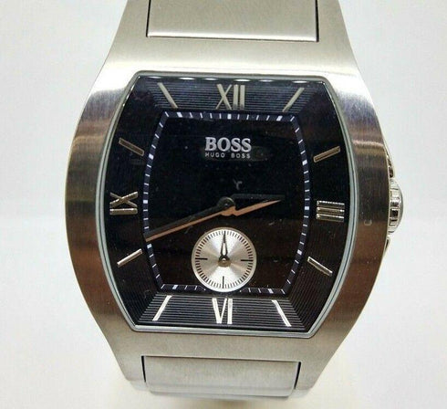 Orologio uomo Hugo Boss cassa acciaio curva quadrante Nero | Gioiellitosti.it