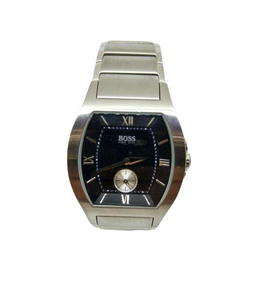 Orologio uomo Hugo Boss cassa acciaio curva quadrante Nero | Gioiellitosti.it