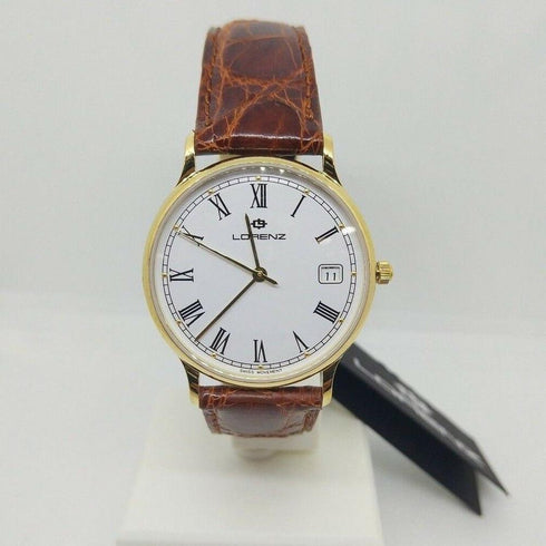 Orologio uomo oro 18k Lorenz 017634 Swiss Made | Gioiellitosti.it