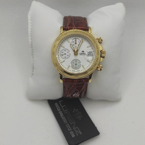 Orologio uomo oro 18k Automatico ETA 7750 Lorenz 016583C1 | Gioiellitosti.it