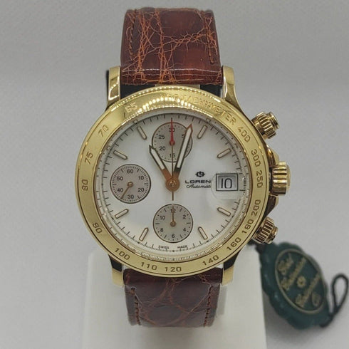 Orologio uomo oro 18k Automatico ETA 7750 Lorenz 016583C1 | Gioiellitosti.it