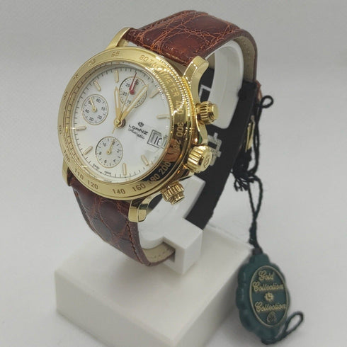 Orologio uomo oro 18k Automatico ETA 7750 Lorenz 016583C1 | Gioiellitosti.it