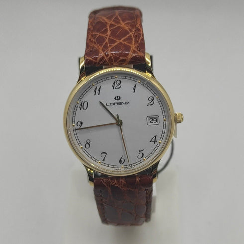 Orologio uomo oro 18k Lorenz 017634AO Swiss Made | Gioiellitosti.it