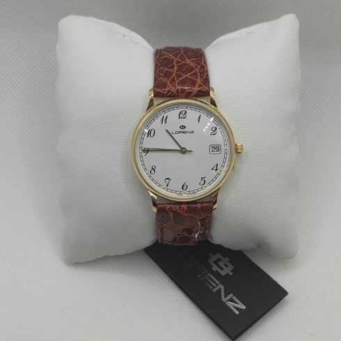 Orologio uomo oro 18k Lorenz 017634AO Swiss Made | Gioiellitosti.it