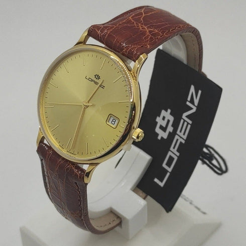 Orologio uomo oro 18k Lorenz 017634CQ Swiss made | Gioiellitosti.it