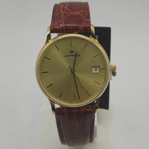Orologio uomo oro 18k Lorenz 017634CQ Swiss made | Gioiellitosti.it